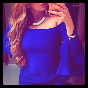 ***REDUCED ***Vince Camuto Long Royal Blue Dress